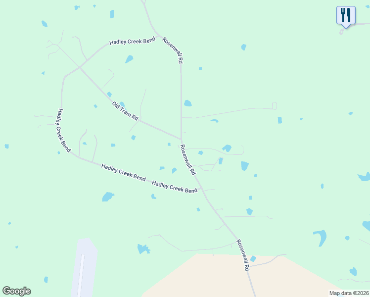 map of restaurants, bars, coffee shops, grocery stores, and more near 198B Rosenwall Road in Huntsville
