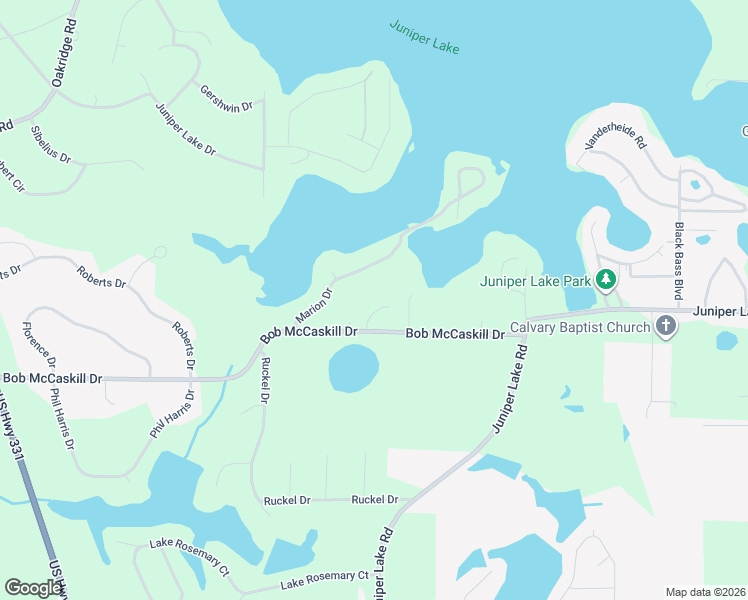 map of restaurants, bars, coffee shops, grocery stores, and more near 87 Sharon Court in DeFuniak Springs