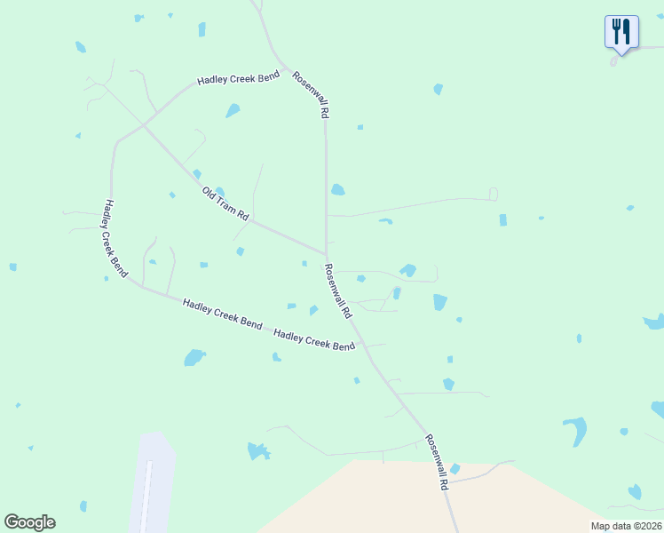 map of restaurants, bars, coffee shops, grocery stores, and more near 198B Rosenwall Road in Huntsville