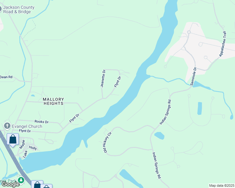 map of restaurants, bars, coffee shops, grocery stores, and more near 4988 Flynt Drive in Marianna