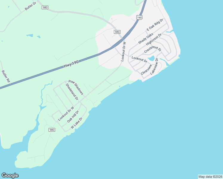 map of restaurants, bars, coffee shops, grocery stores, and more near 116 Heritage Drive in Point Blank