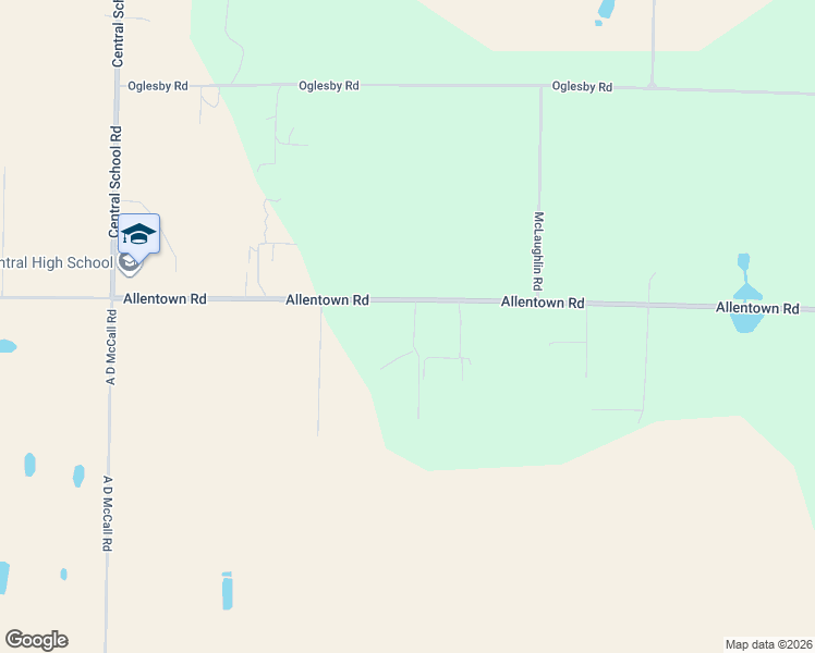 map of restaurants, bars, coffee shops, grocery stores, and more near 6055 Allentown Road in Milton