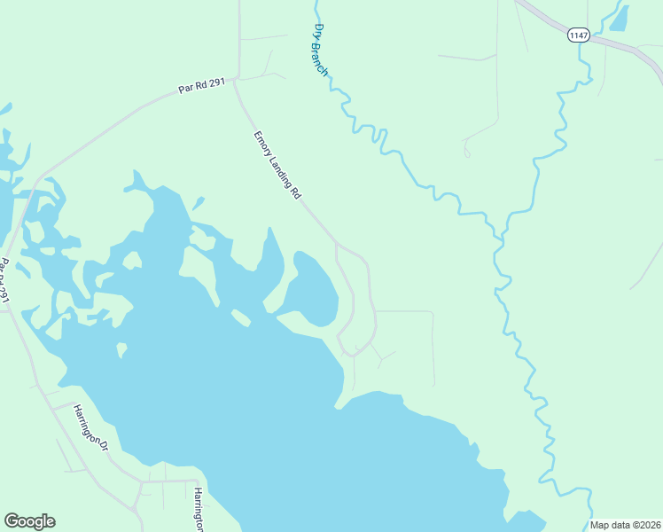 map of restaurants, bars, coffee shops, grocery stores, and more near Emory Landing Road in DeRidder