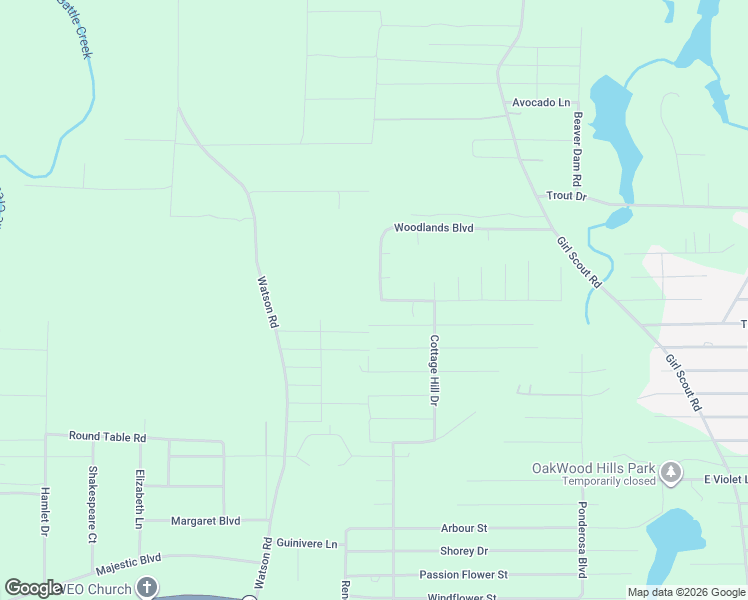 map of restaurants, bars, coffee shops, grocery stores, and more near 158 Honeysuckle Street in DeFuniak Springs