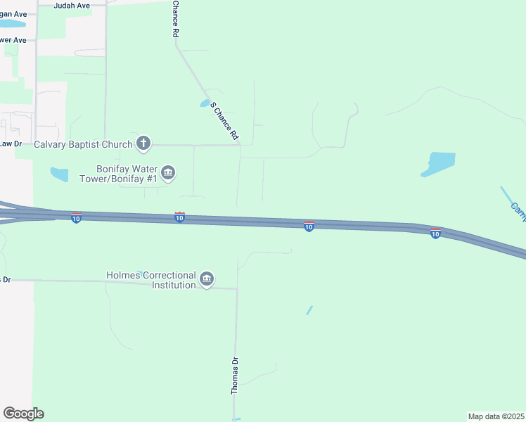 map of restaurants, bars, coffee shops, grocery stores, and more near 2324-2328 Sweetgum Dr in Bonifay