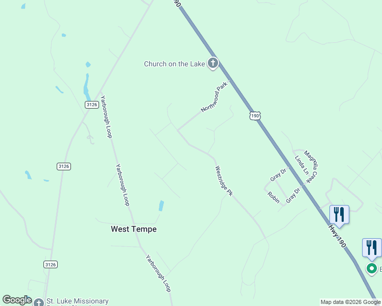 map of restaurants, bars, coffee shops, grocery stores, and more near 323 Westridge Park in Livingston