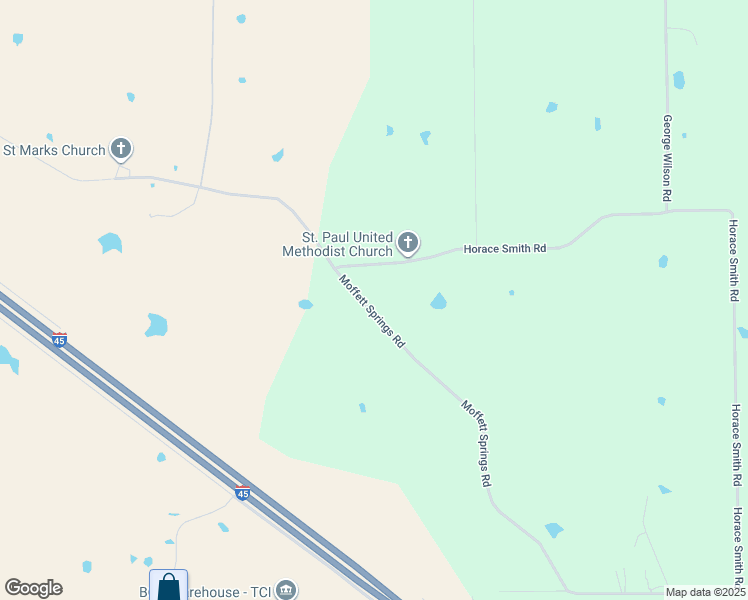 map of restaurants, bars, coffee shops, grocery stores, and more near 572 Moffett Springs Road in Huntsville