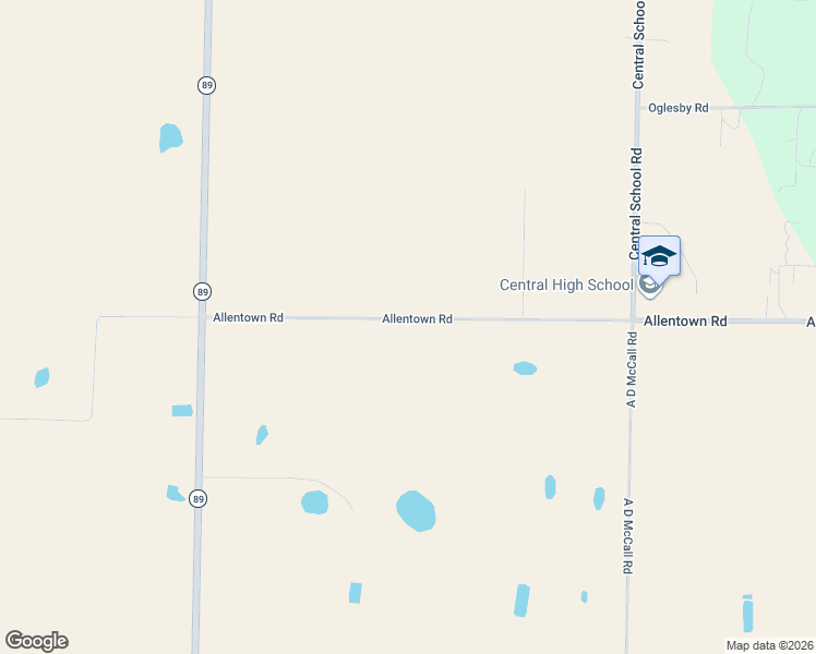 map of restaurants, bars, coffee shops, grocery stores, and more near 5494-5670 Allentown Road in Milton