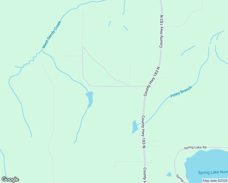 map of restaurants, bars, coffee shops, grocery stores, and more near 2557 County Highway 183 North in DeFuniak Springs