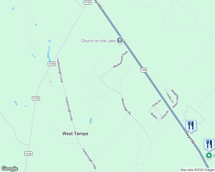 map of restaurants, bars, coffee shops, grocery stores, and more near 323 Westridge Park in Livingston