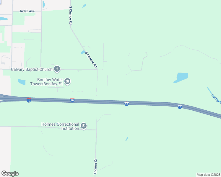 map of restaurants, bars, coffee shops, grocery stores, and more near 2324 Sweetgum Drive in Bonifay