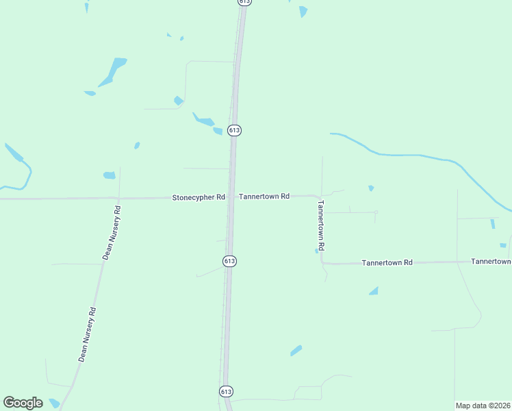 map of restaurants, bars, coffee shops, grocery stores, and more near 2118 Mississippi 613 in Lucedale