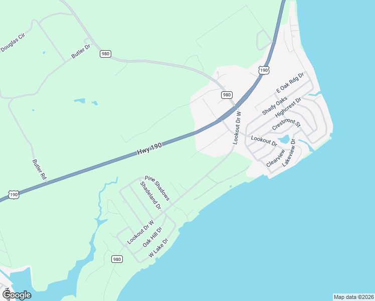 map of restaurants, bars, coffee shops, grocery stores, and more near 250 Pine Valley Lane in Point Blank