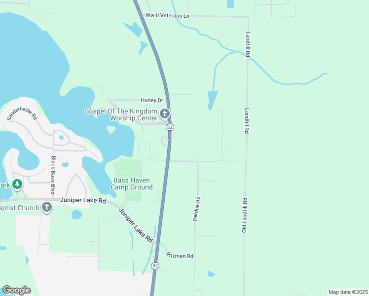 map of restaurants, bars, coffee shops, grocery stores, and more near 143 Joe Anderson Road in DeFuniak Springs