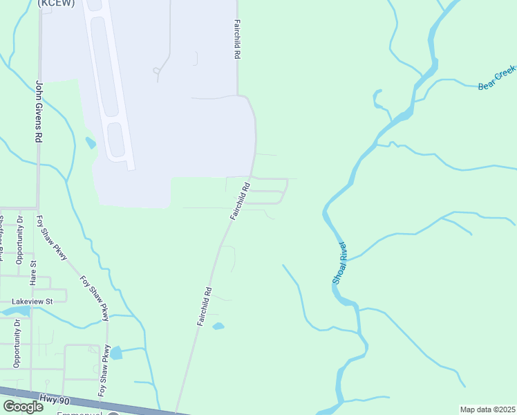 map of restaurants, bars, coffee shops, grocery stores, and more near 3112 Skyhawk Drive in Crestview