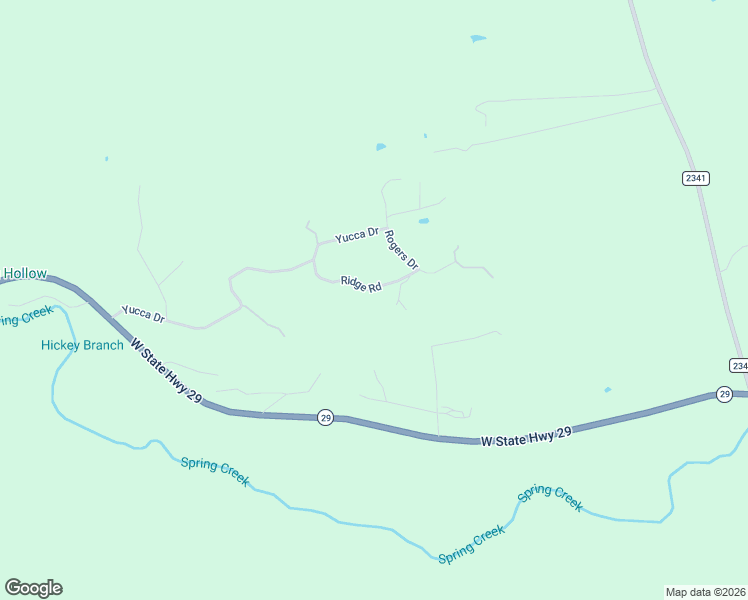 map of restaurants, bars, coffee shops, grocery stores, and more near 118 Ridge Road in Burnet