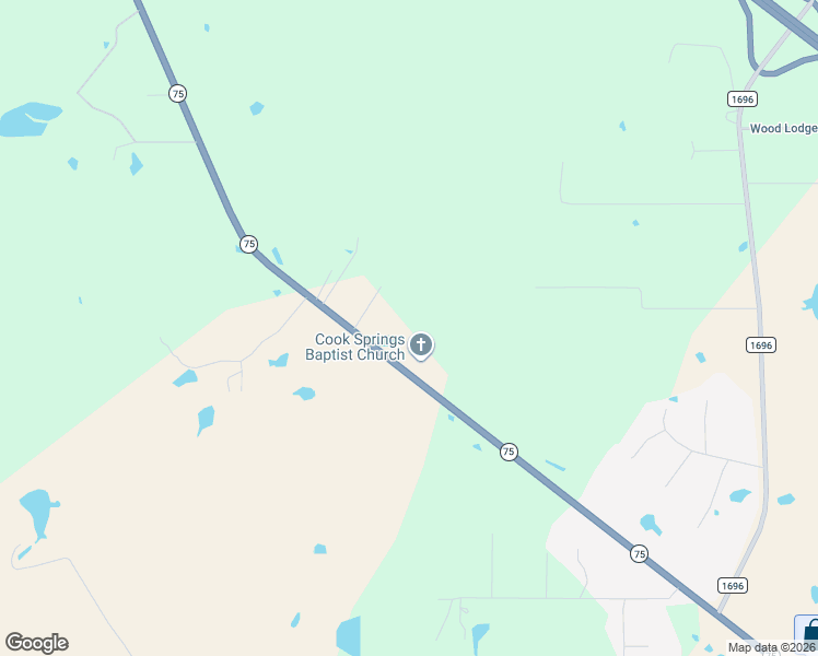 map of restaurants, bars, coffee shops, grocery stores, and more near 1946 Texas 75 in Huntsville