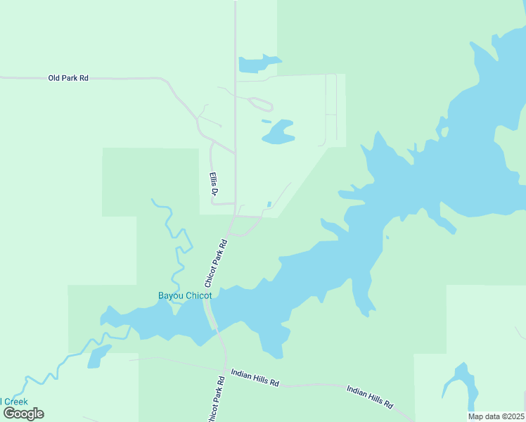 map of restaurants, bars, coffee shops, grocery stores, and more near Country Club Lane in Ville Platte