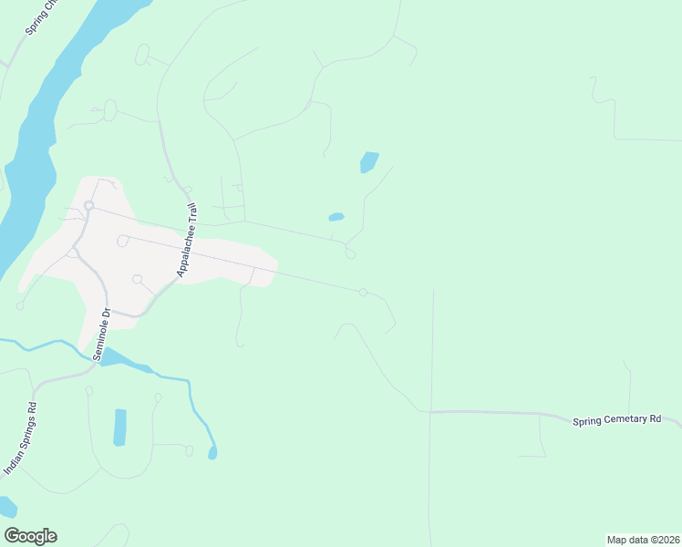 map of restaurants, bars, coffee shops, grocery stores, and more near 5233 Woodgate Way in Marianna