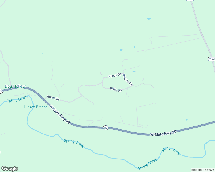 map of restaurants, bars, coffee shops, grocery stores, and more near 104 Ridge Road in Burnet