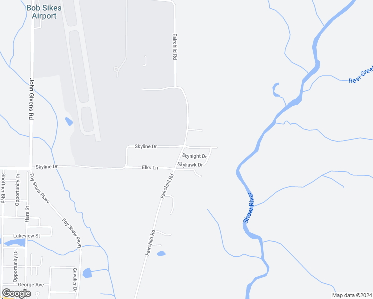 map of restaurants, bars, coffee shops, grocery stores, and more near 3300 Skywagon Drive in Crestview
