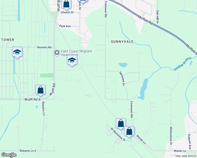 map of restaurants, bars, coffee shops, grocery stores, and more near 3641 C Maple Street in Semmes