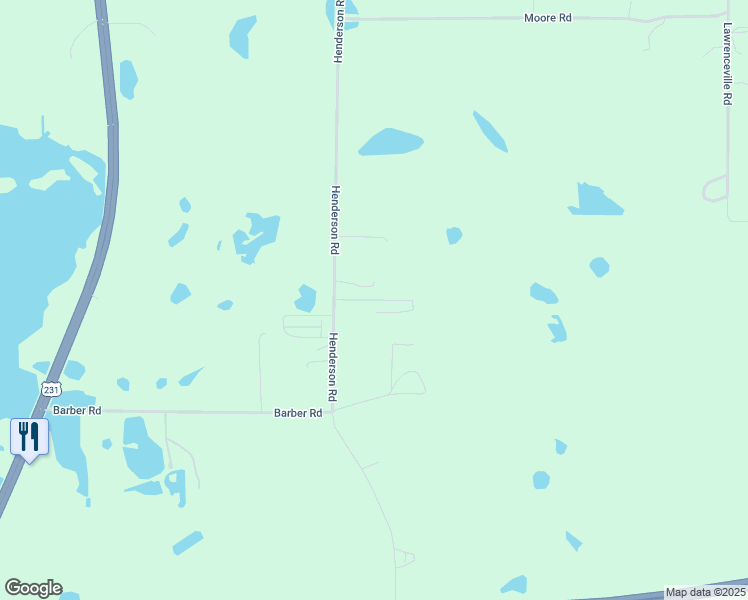 map of restaurants, bars, coffee shops, grocery stores, and more near 2898 J R Drive in Marianna