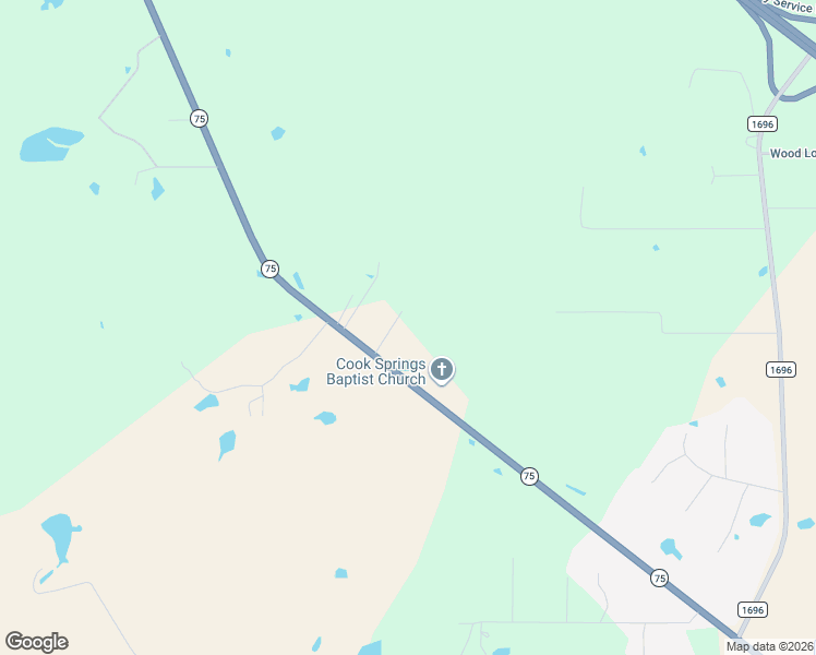 map of restaurants, bars, coffee shops, grocery stores, and more near 1946 Texas 75 in Huntsville