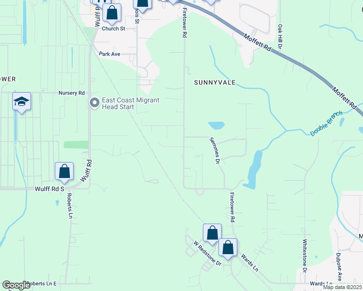 map of restaurants, bars, coffee shops, grocery stores, and more near 8776-8898 Semmes Drive in Semmes
