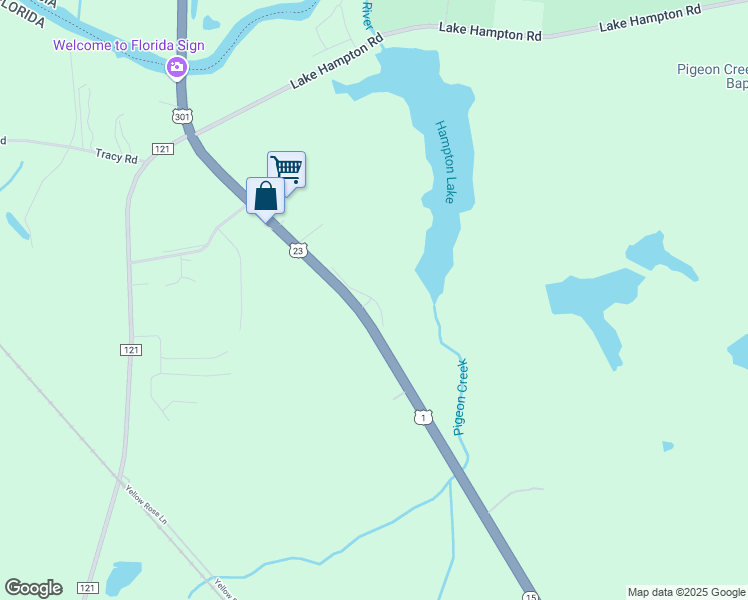 map of restaurants, bars, coffee shops, grocery stores, and more near 554820 U.S. Highway 1 in Hilliard
