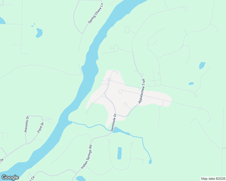 map of restaurants, bars, coffee shops, grocery stores, and more near 5121 Menawa Trail in Marianna