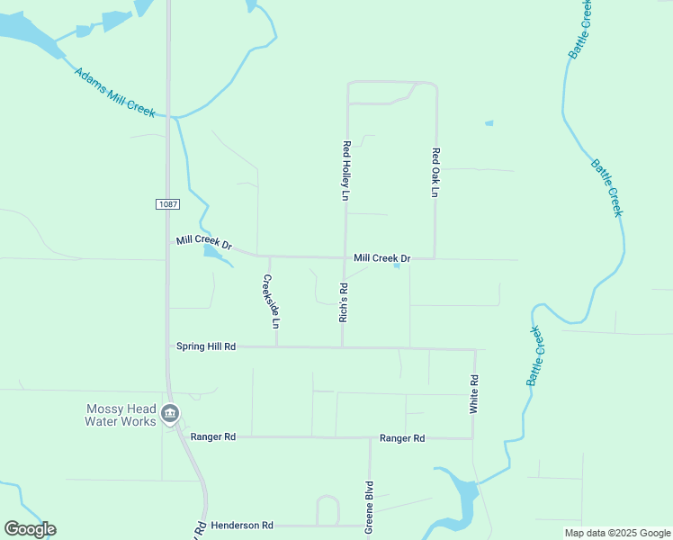 map of restaurants, bars, coffee shops, grocery stores, and more near 233 Rich's Road in DeFuniak Springs