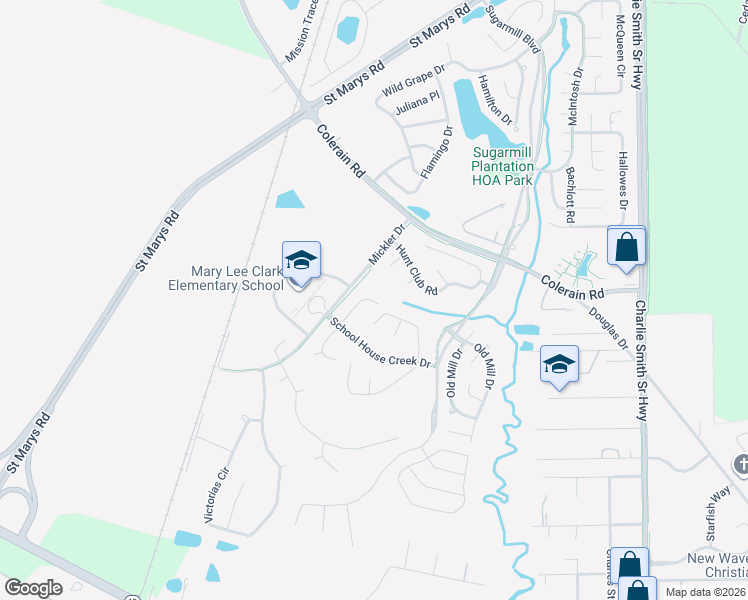 map of restaurants, bars, coffee shops, grocery stores, and more near 2267 Windsor Street in St. Marys