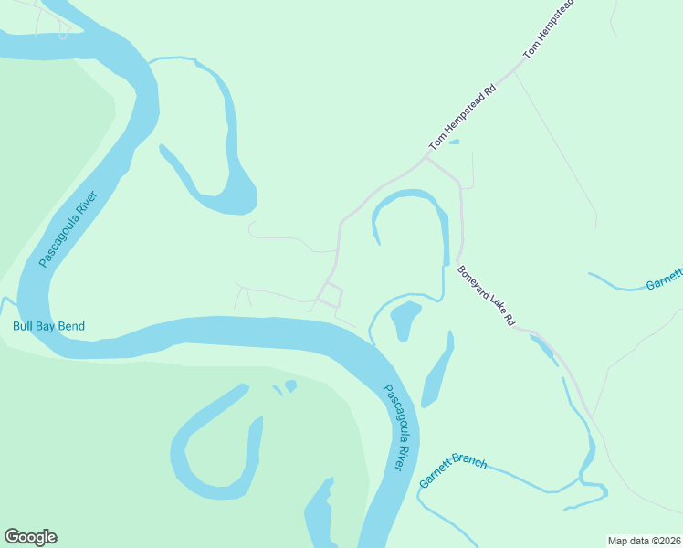 map of restaurants, bars, coffee shops, grocery stores, and more near 101-117 Jake Anderson Loop in Lucedale