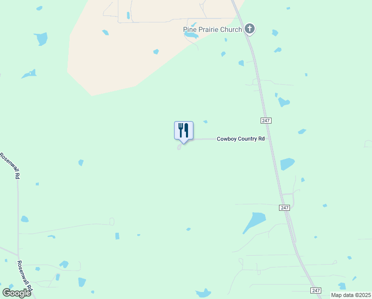 map of restaurants, bars, coffee shops, grocery stores, and more near 643 Fm 247 Road in Huntsville