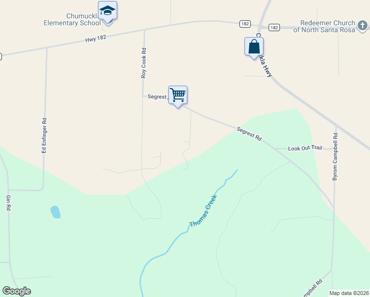 map of restaurants, bars, coffee shops, grocery stores, and more near 9125 Capers Lane in Pace