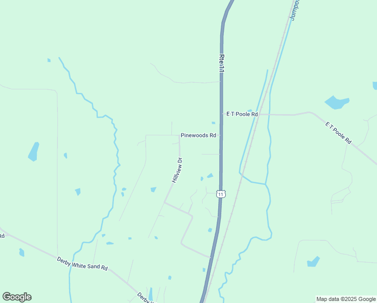 map of restaurants, bars, coffee shops, grocery stores, and more near 112 Hillview Drive in Poplarville