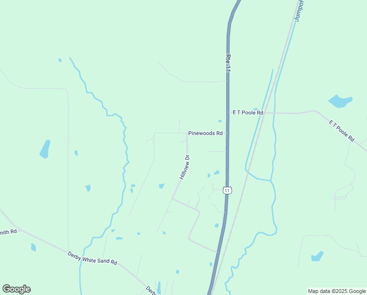 map of restaurants, bars, coffee shops, grocery stores, and more near 112 Hillview Drive in Poplarville