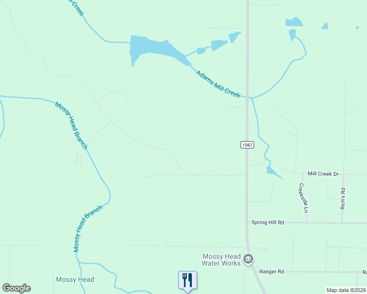 map of restaurants, bars, coffee shops, grocery stores, and more near 400 7 Oaks Road in DeFuniak Springs