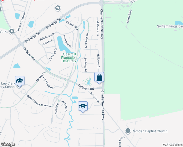 map of restaurants, bars, coffee shops, grocery stores, and more near 209 Hallowes Drive in Saint Marys