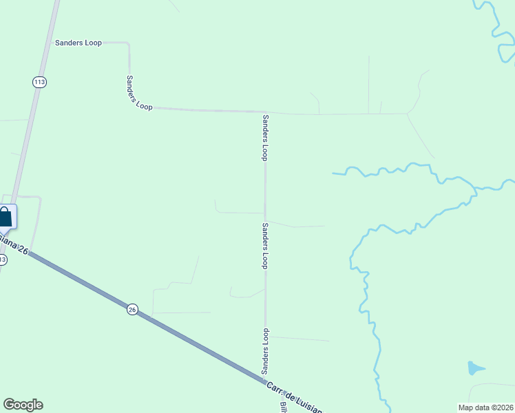 map of restaurants, bars, coffee shops, grocery stores, and more near Sanders Loop in Sugartown