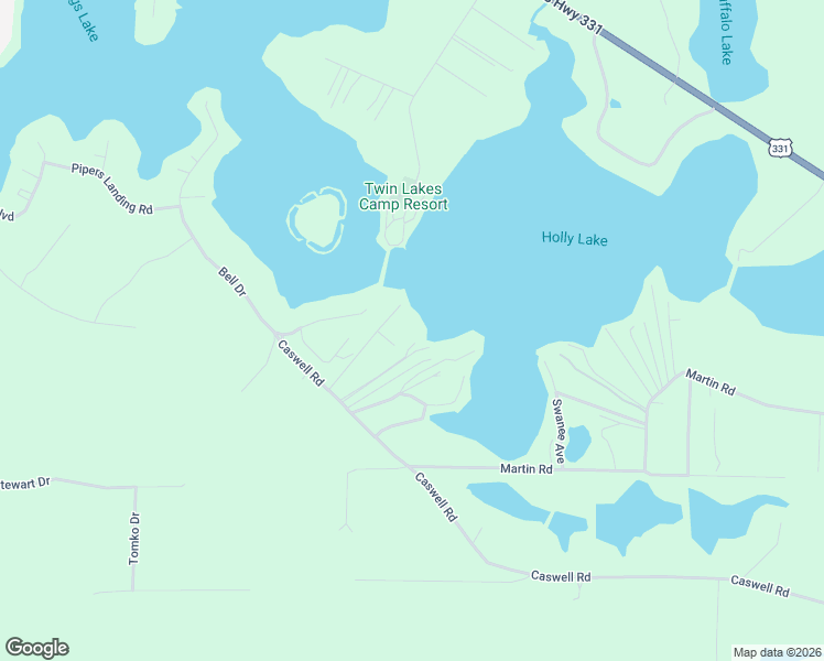 map of restaurants, bars, coffee shops, grocery stores, and more near 181 Holland Drive in DeFuniak Springs