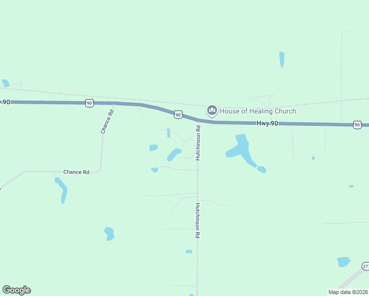 map of restaurants, bars, coffee shops, grocery stores, and more near 630 Hutchinson Road in Chipley