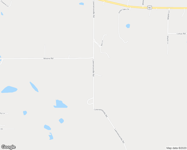 map of restaurants, bars, coffee shops, grocery stores, and more near 2889 Lawrenceville Road in Cottondale