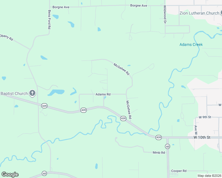 map of restaurants, bars, coffee shops, grocery stores, and more near 59315 Par Road 521 in Bogalusa