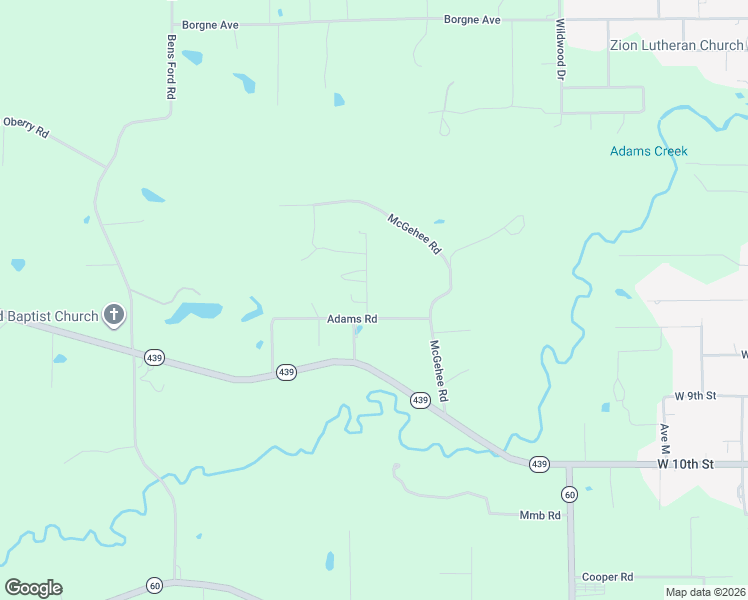 map of restaurants, bars, coffee shops, grocery stores, and more near 59315 Par Road 521 in Bogalusa