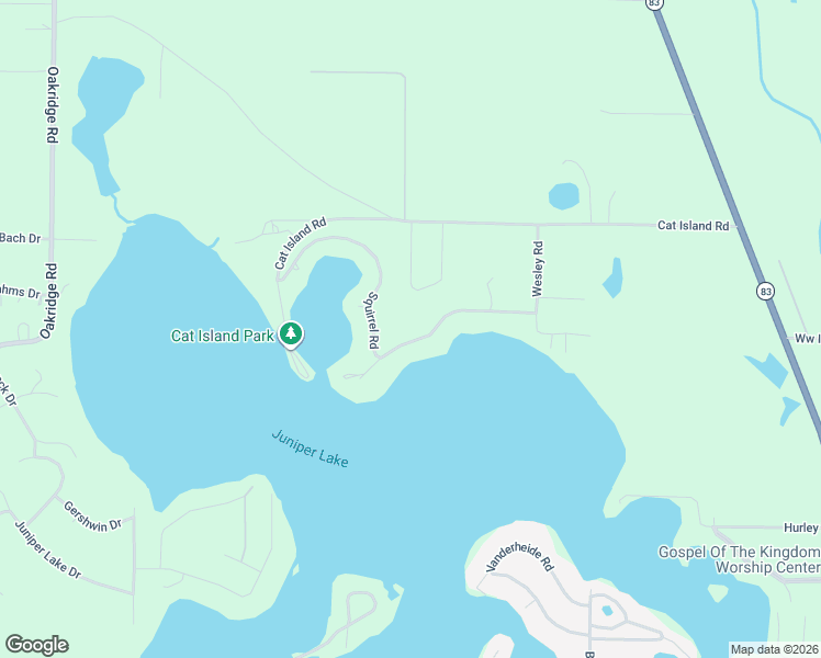 map of restaurants, bars, coffee shops, grocery stores, and more near 300 Squirrel Road in DeFuniak Springs