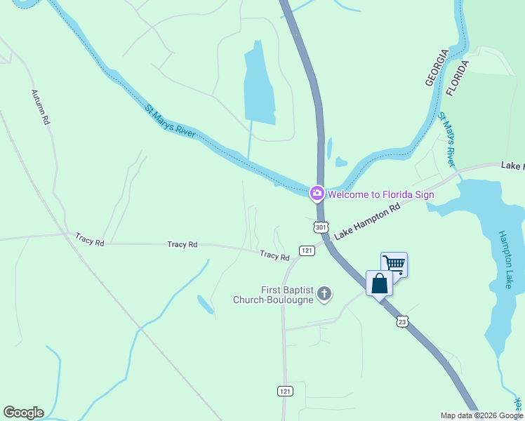 map of restaurants, bars, coffee shops, grocery stores, and more near 28175 Hammock Road in Hilliard