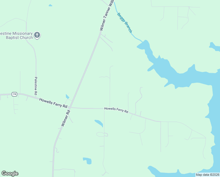 map of restaurants, bars, coffee shops, grocery stores, and more near Honeysuckle Road in Mobile County