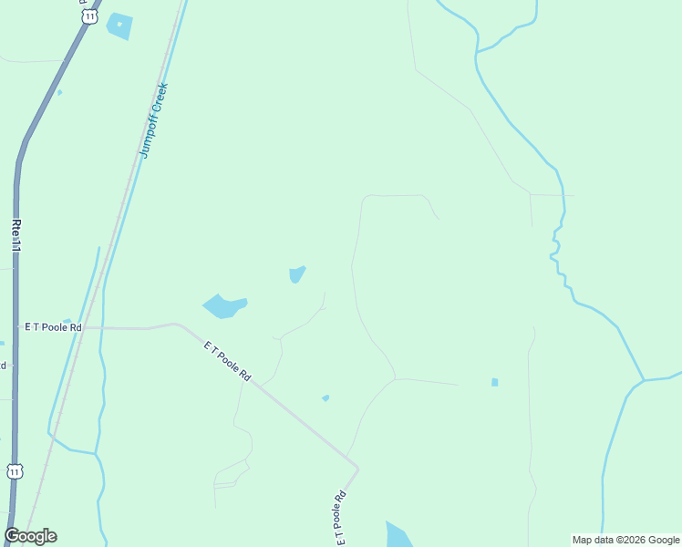 map of restaurants, bars, coffee shops, grocery stores, and more near 290 East T Poole Road in Poplarville